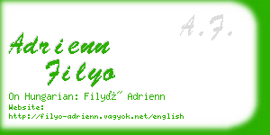 adrienn filyo business card